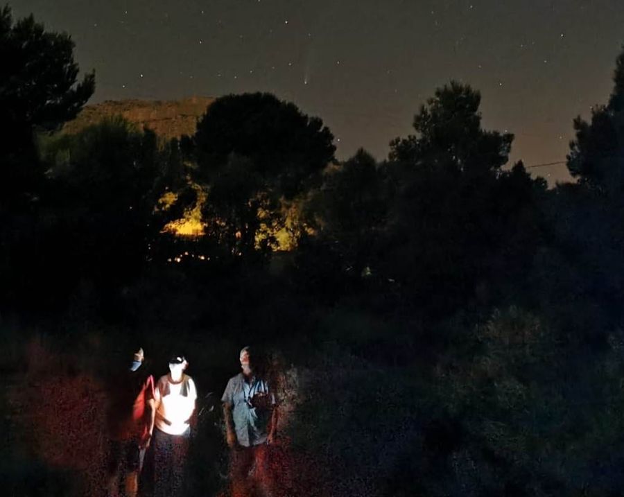Fotografía de la actividad: El cometa NEOWISE observado por nuestros socios y amigos. (2)