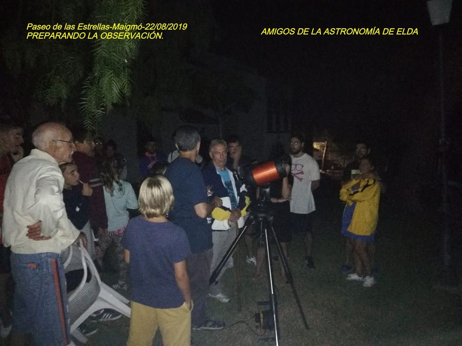 Fotografía de la actividad: Paseo bajo las estrellas 2019. Urbanización MAIGMÓ - TIBI. (3)