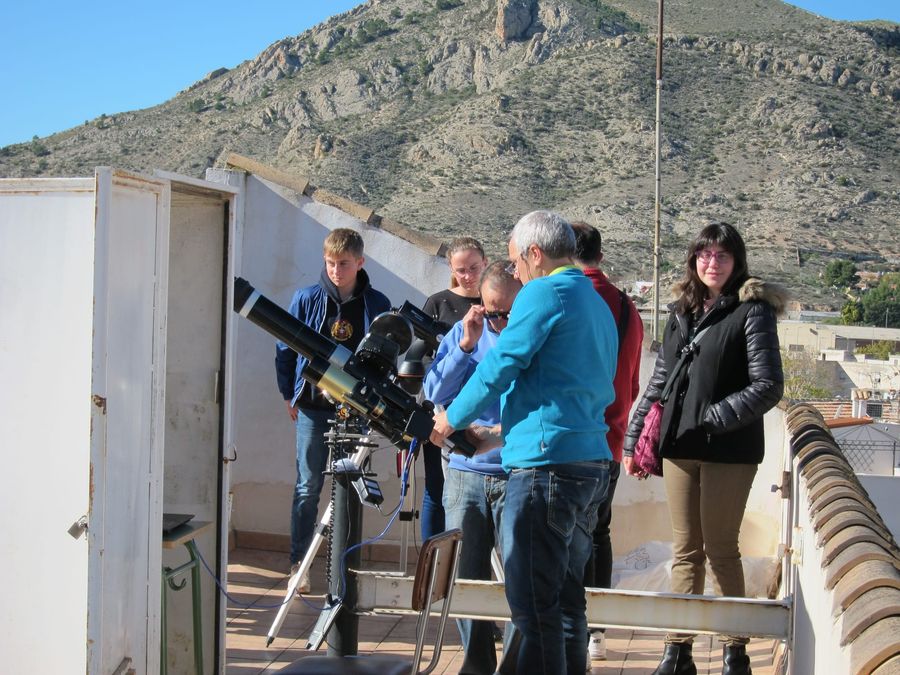 Fotografía de la actividad: Observación Solar desde la terraza de la Fundación Paurides (5)