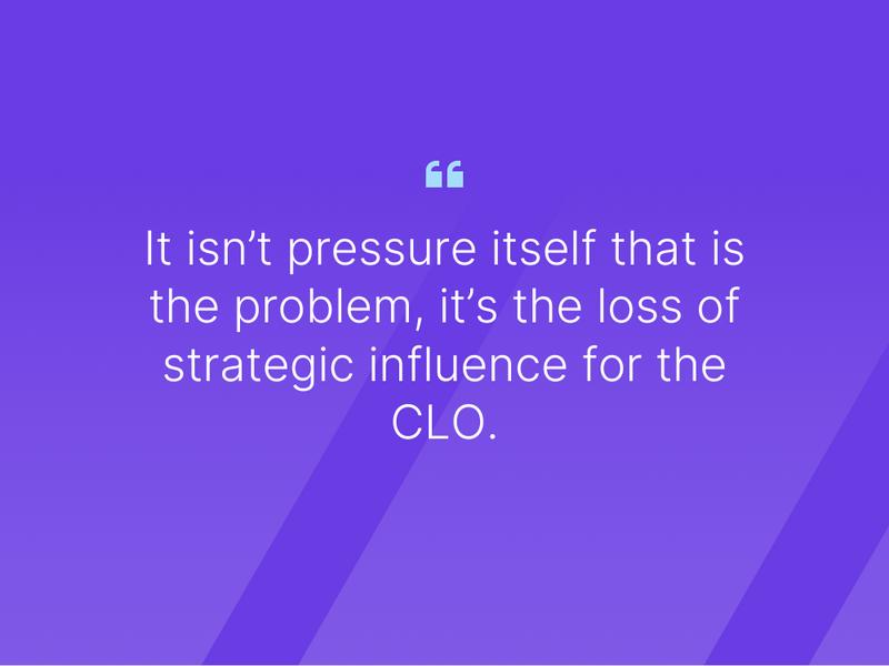 It is not pressure itself that is a problem, but the loss of influence for the CLO