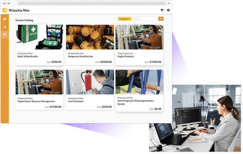 Coding custom instance of the course catalog