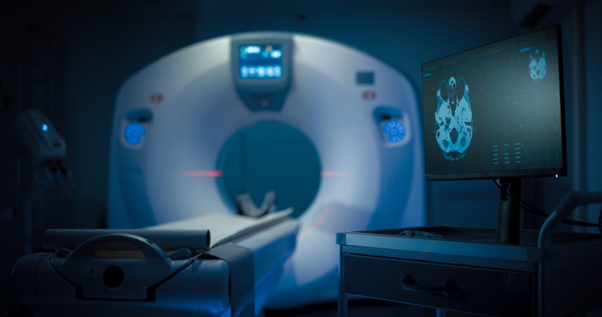 MRI Machine in a hospital.