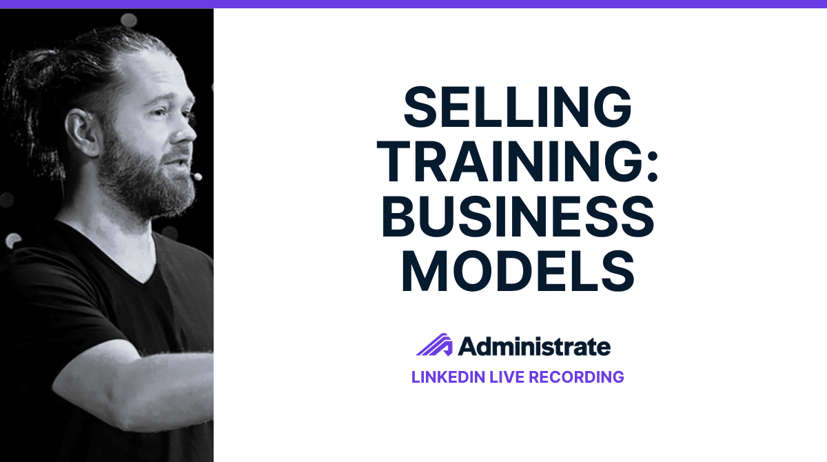 Hero image for the 'Selling Training: Business Models You Should Consider' post.
