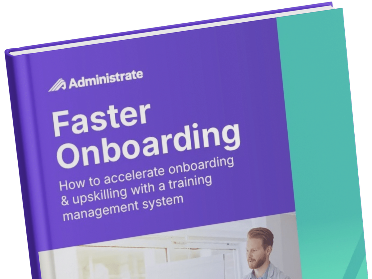 Cover of Faster Onboarding guide.