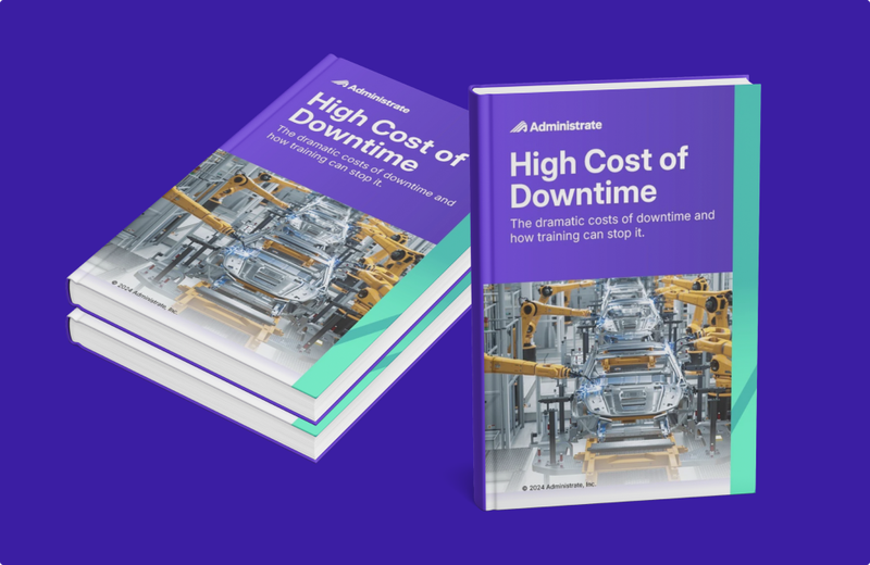 High Cost of Downtime guidebook cover.