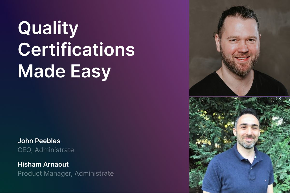 Quality Certifications Made Easy