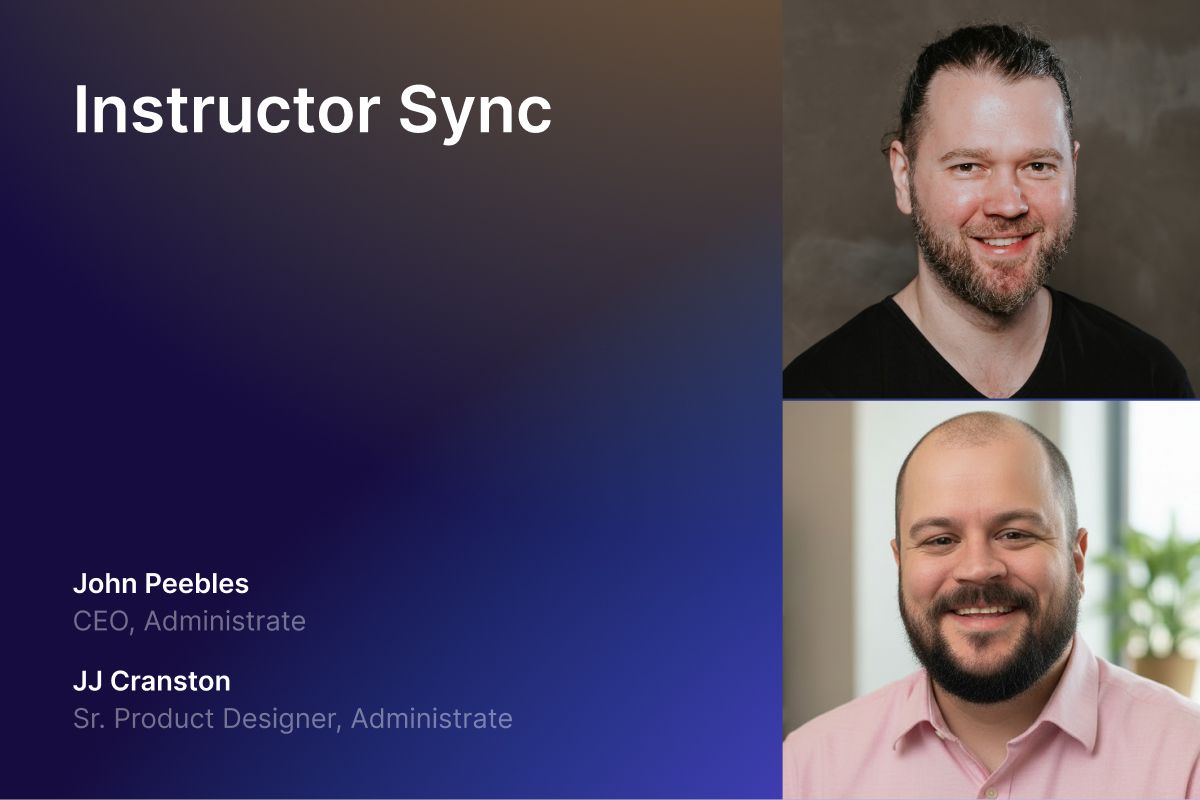 Product Update: Instructor Sync