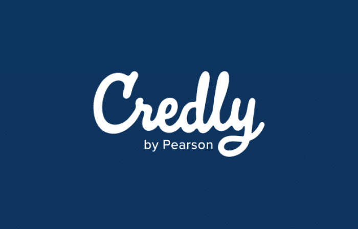 Credly logo.