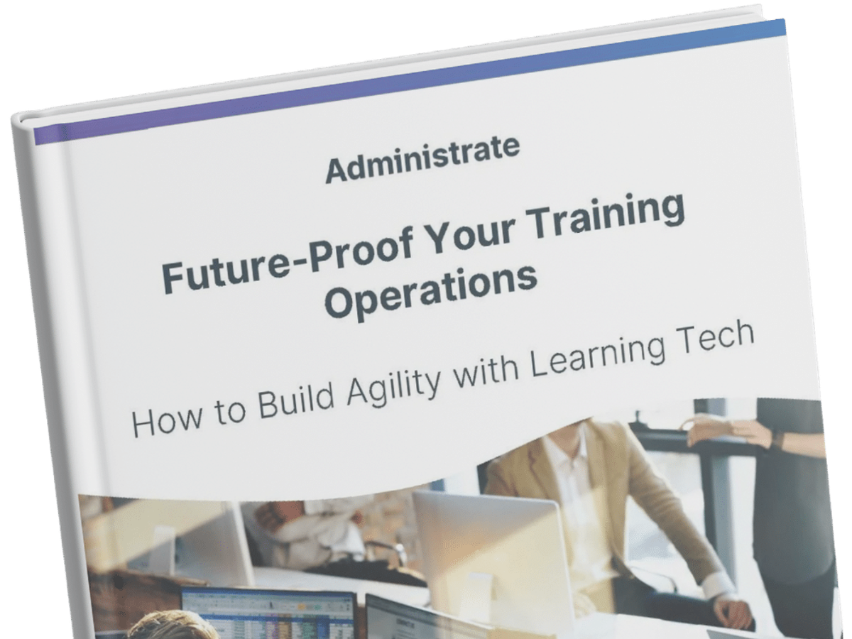 Mockup of guide: Future-proof your training operations.