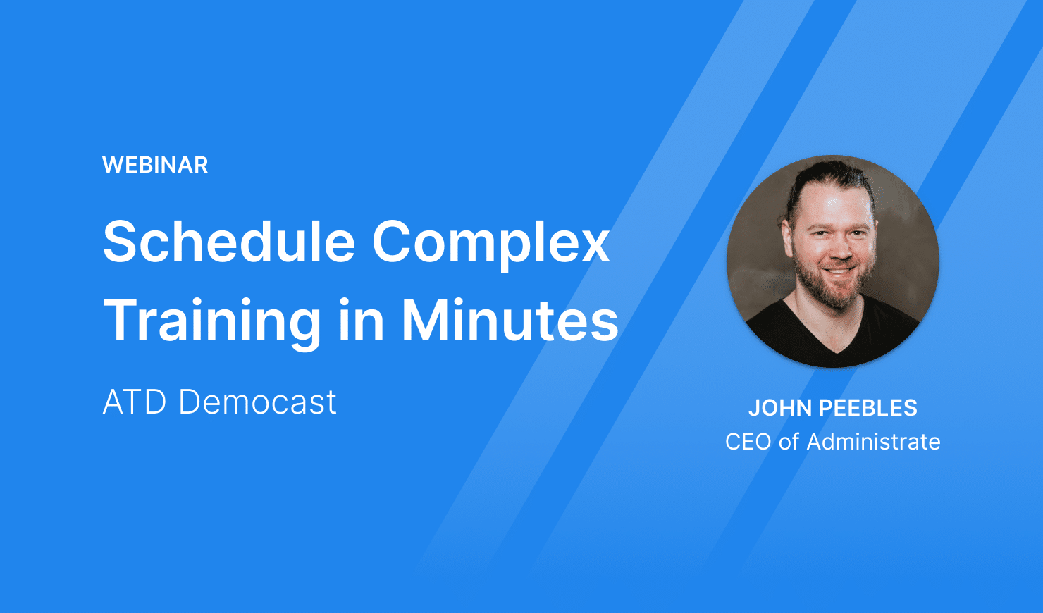 DEMO: Schedule Complex Training Logistics In Minutes