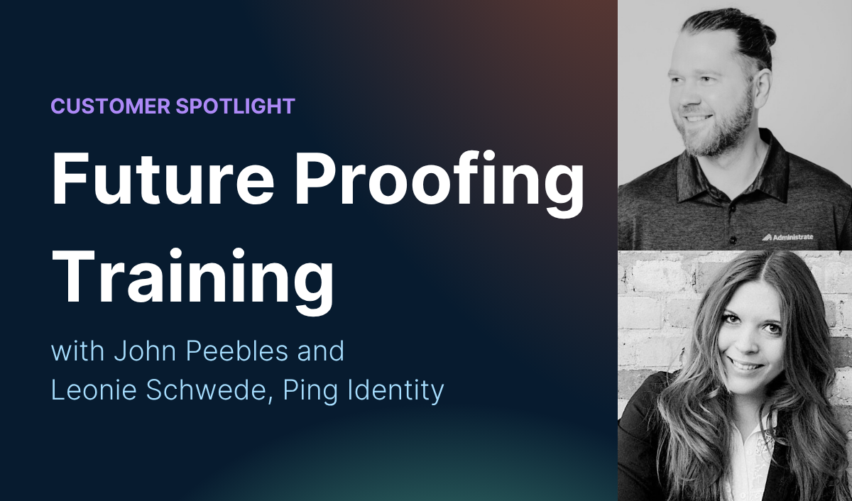John Peebles and Leonie Schwede of Ping Identity