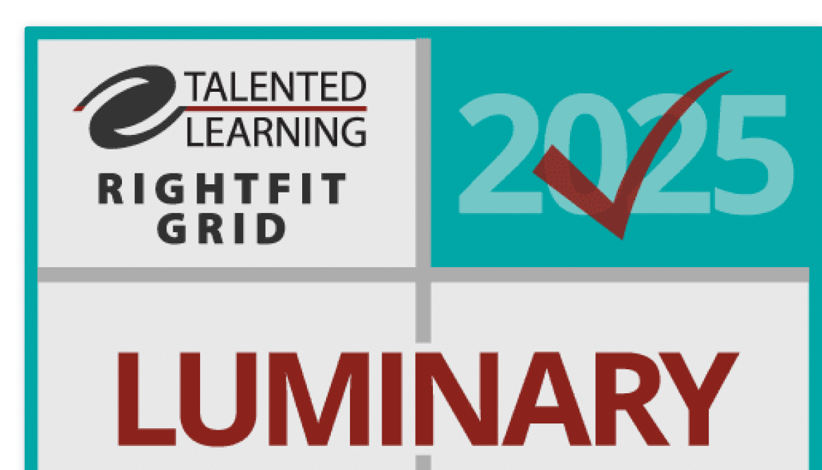 Talented Learning 2025 RightFit Grid Luminary Badge.