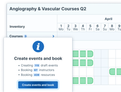 ILT courses for Q2 being solved at the click of a button with Administrate's AI Scheduler.