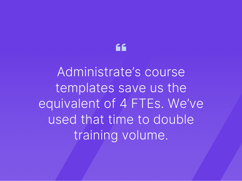 Quote from the Plan Training Faster guidebook about how to improve training logistics