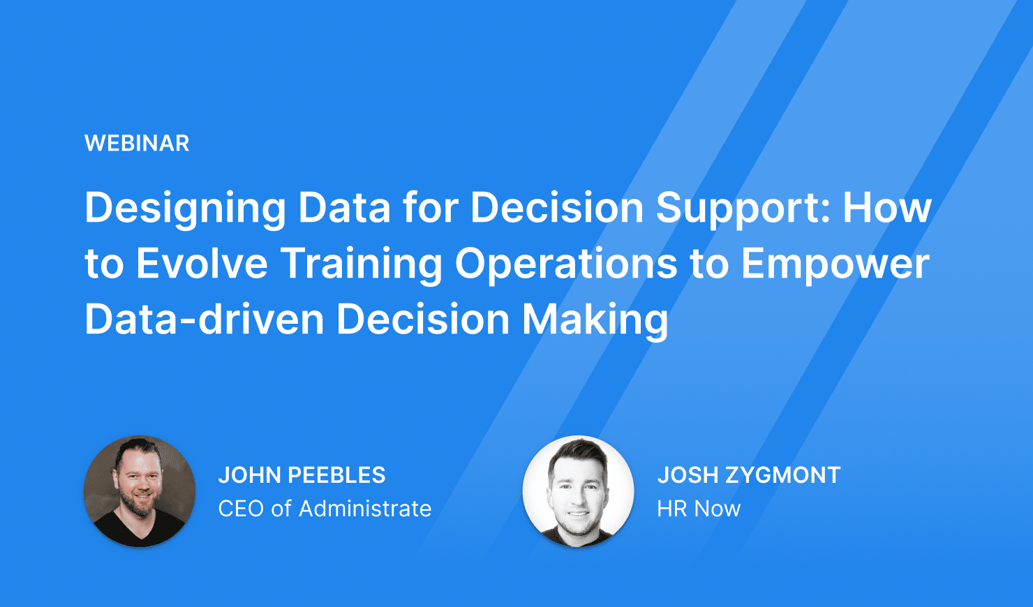 How to Evolve Training Operations to Empower Data-Driven Decision Making