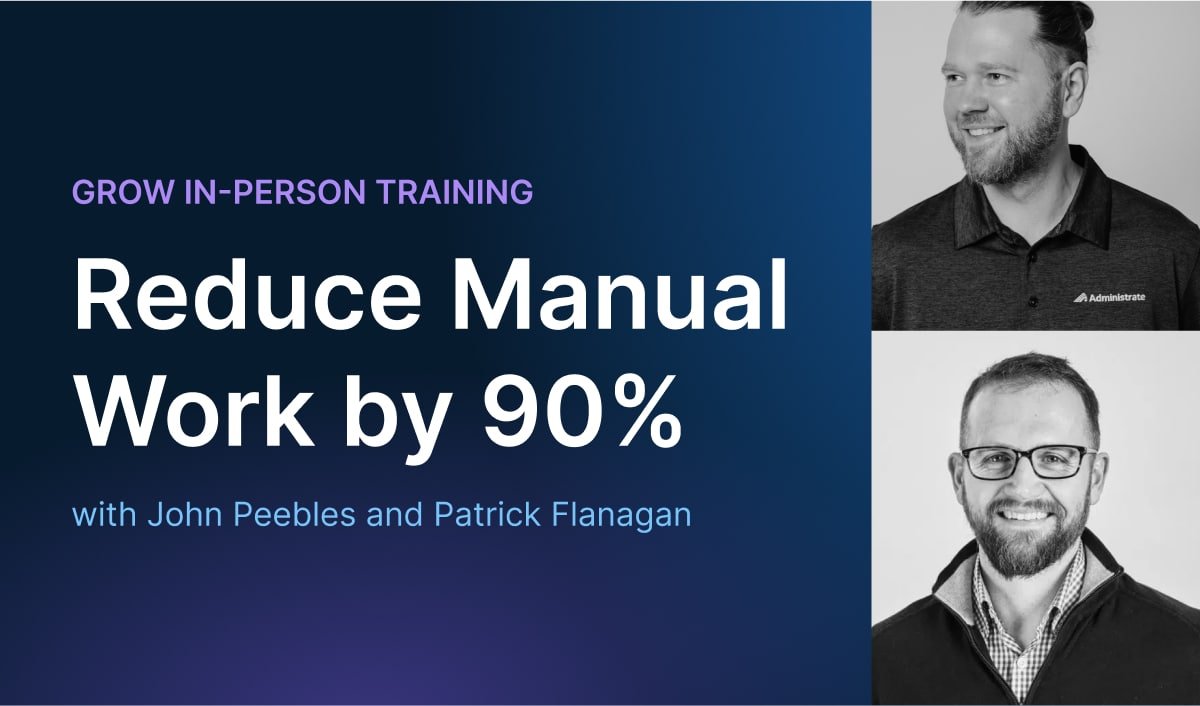 John and Patrick in a graphic promoting the this Linkedin Live event