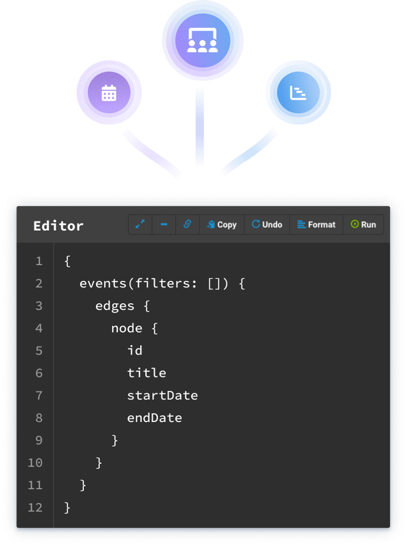 Ability to pull data in GraphQL from events (schedule, etc)