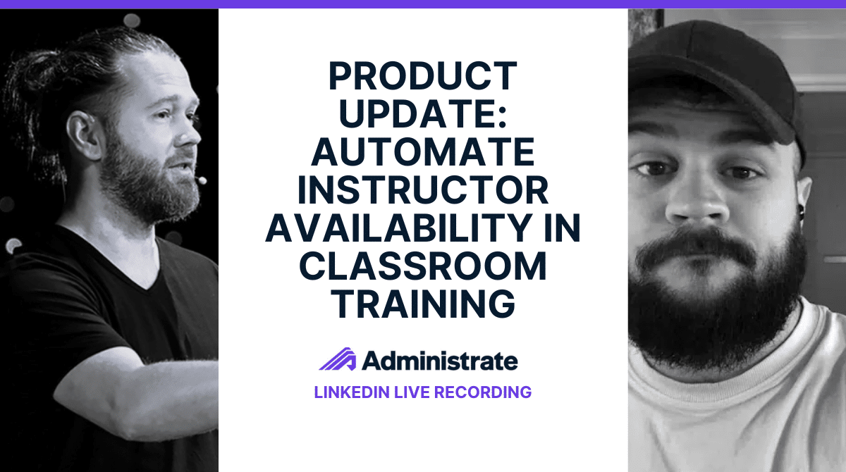 Real-time Calendar Sync for Instructors in Administrate