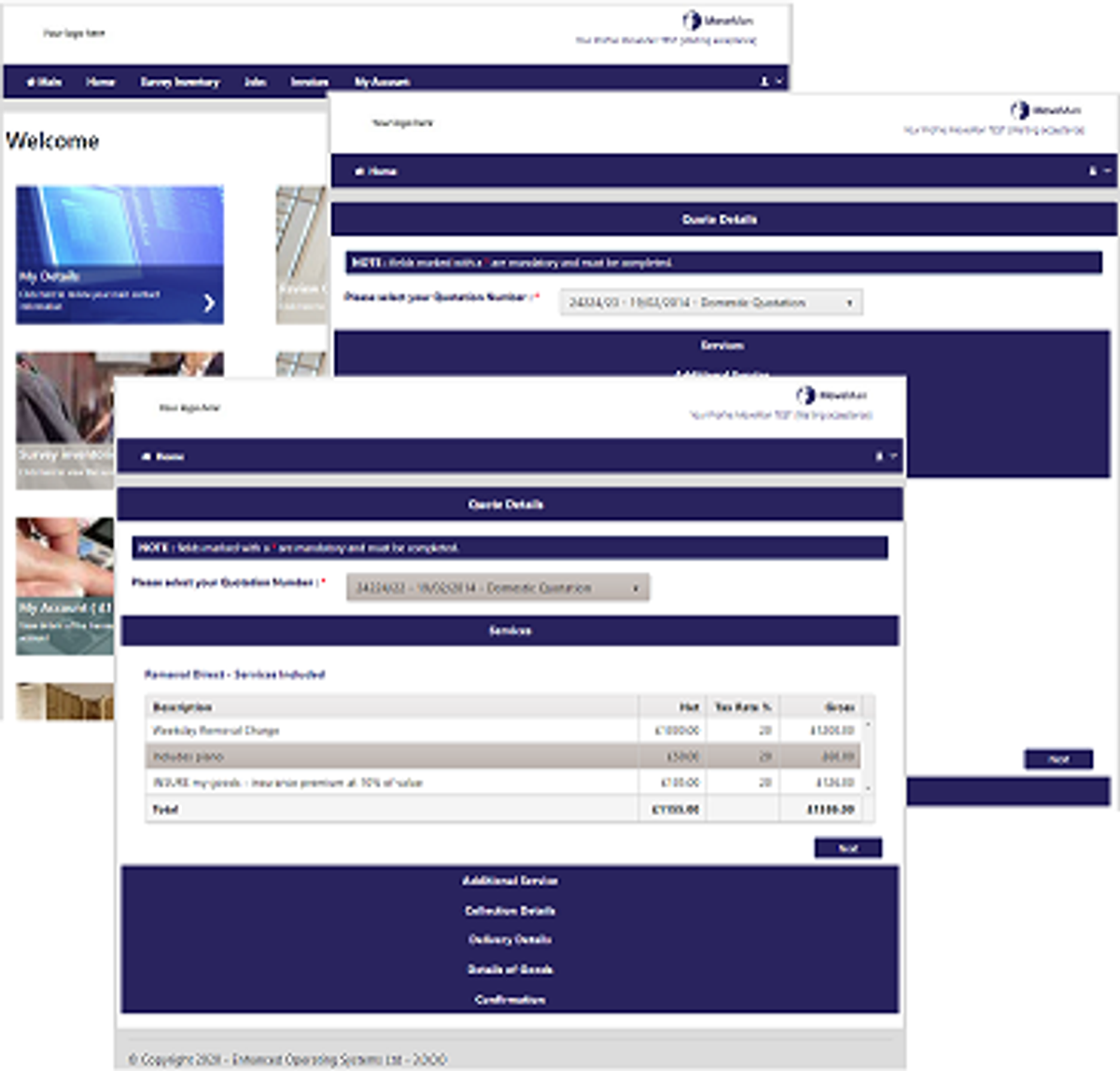 A customer portal in your brand