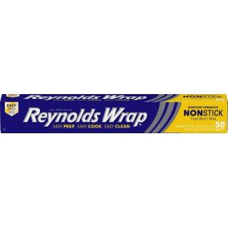 Blue Reynolds Wrap box of non-stick aluminum foil