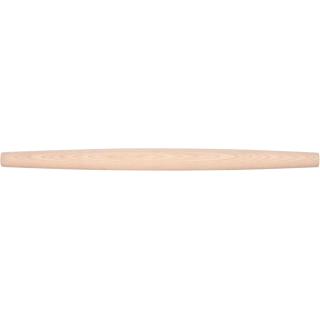 Handle-free maple rolling pin tapered towards both ends