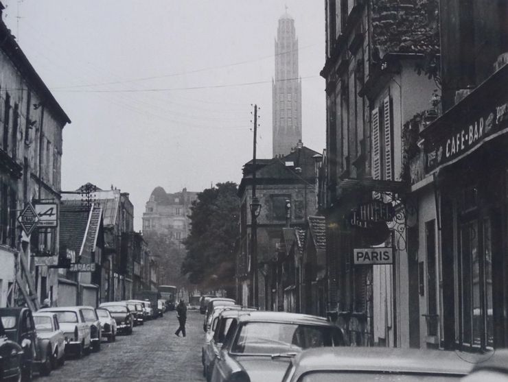 Photograph of a street in Paris in 1970, submitted to the 