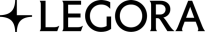 LEGORA logo with a stylized four-pointed star symbol.