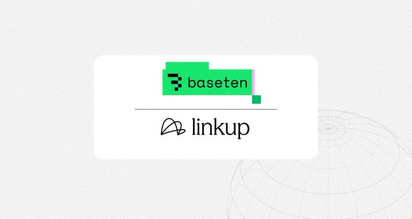 Baseten and Linkup integration: open-source models with real-time web access