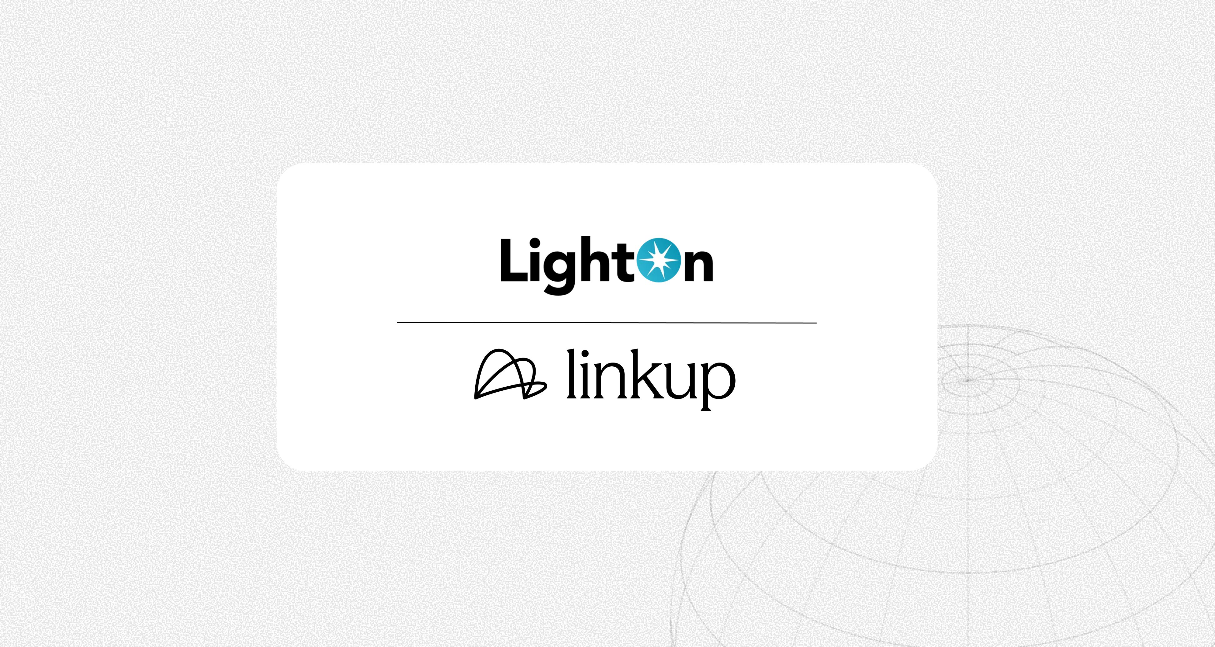 Lighton X Linkup partnership