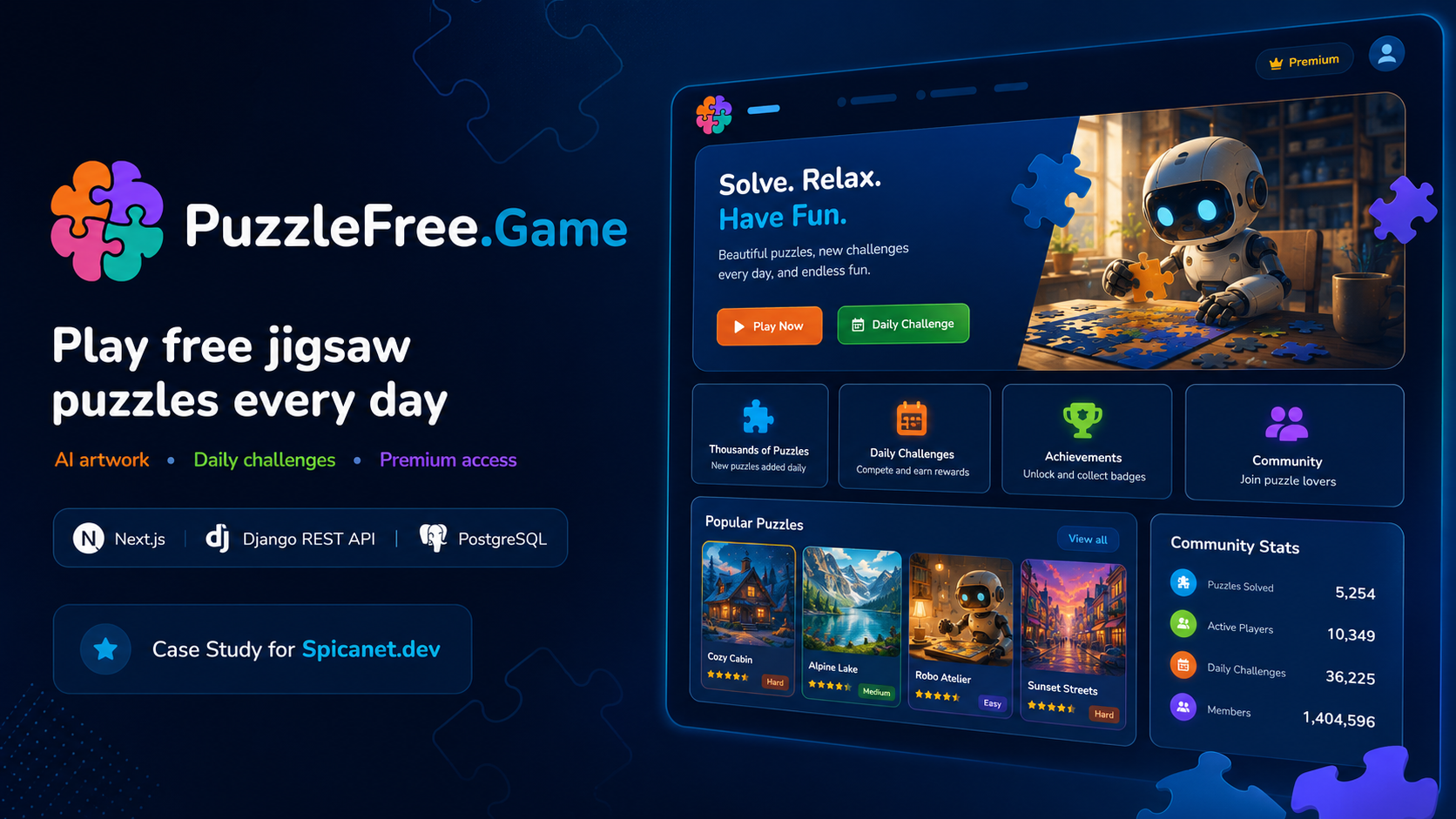 PuzzleFree project preview