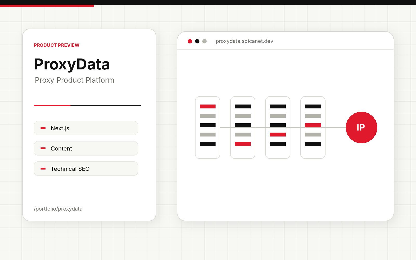 ProxyData project preview