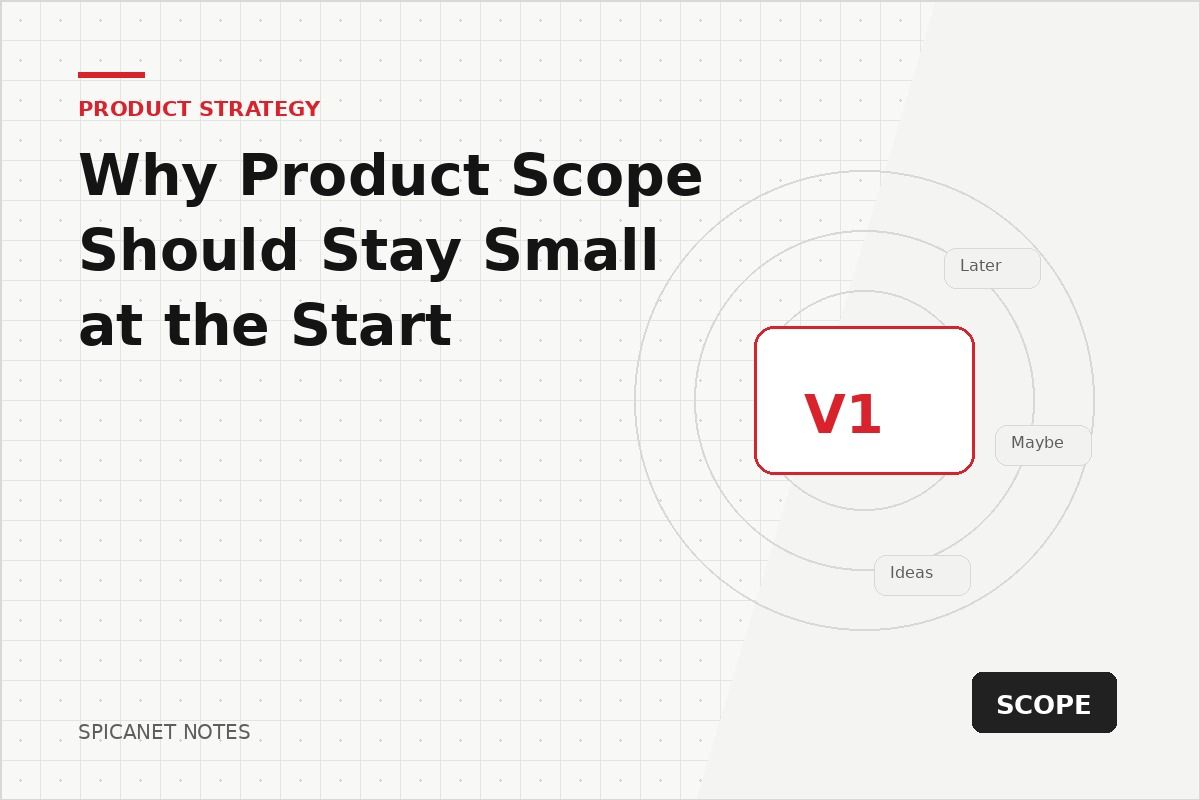 Why Product Scope Should Stay Small at the Start article cover