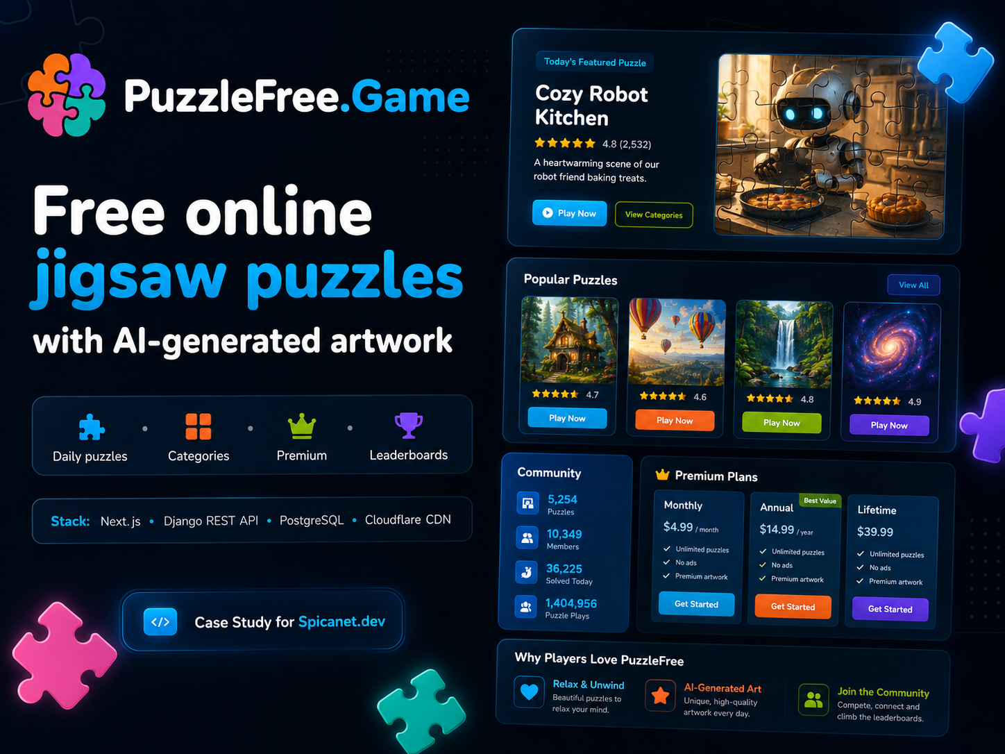 PuzzleFree — project cover