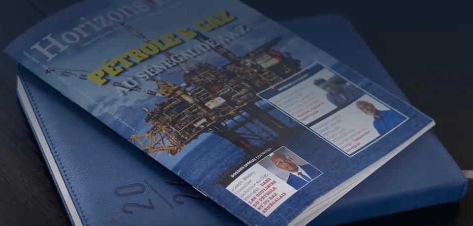 Le numéro 1 d'Horizons Eco posé sur un agenda
