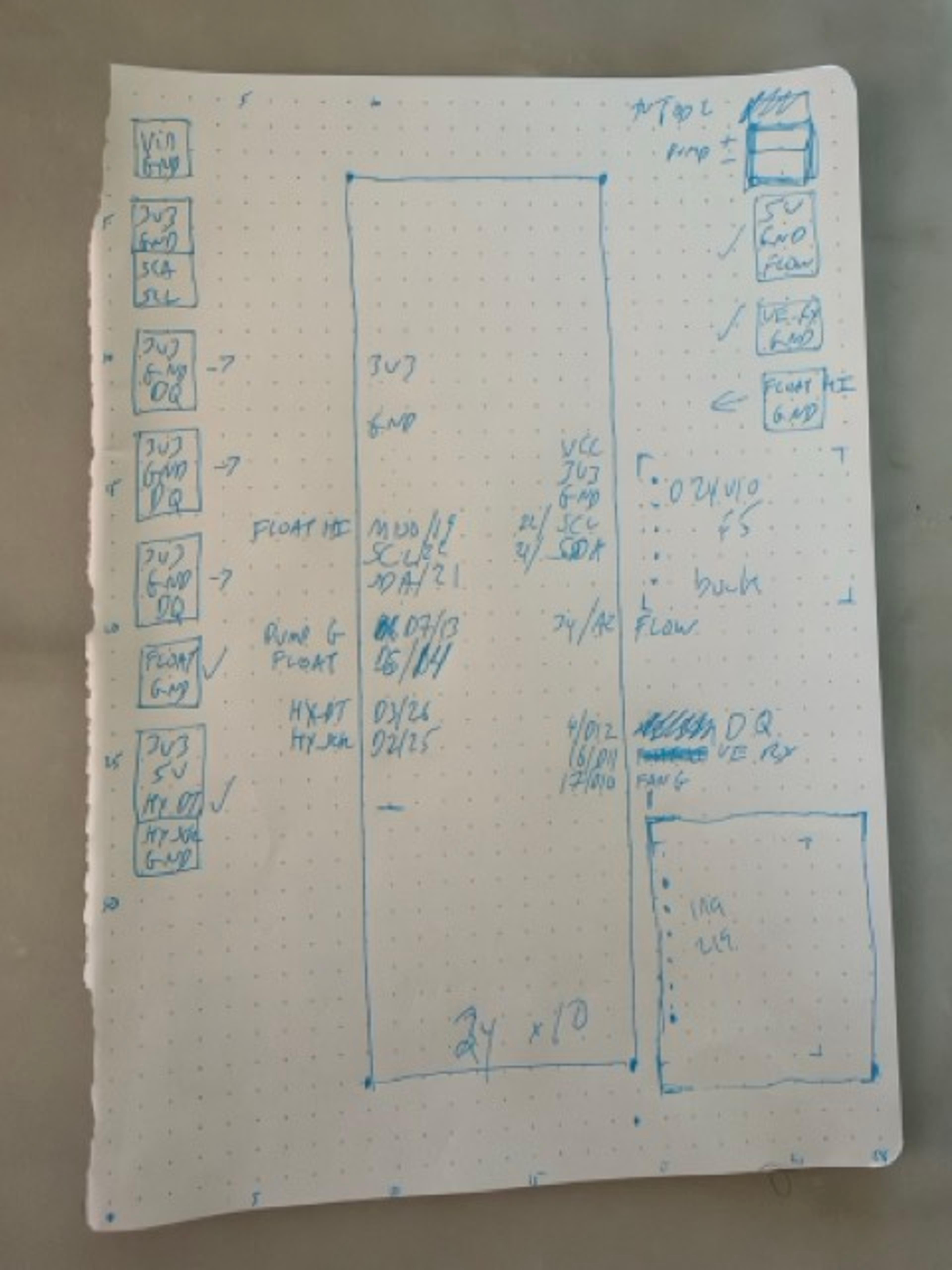 A circuit sketch in progress...