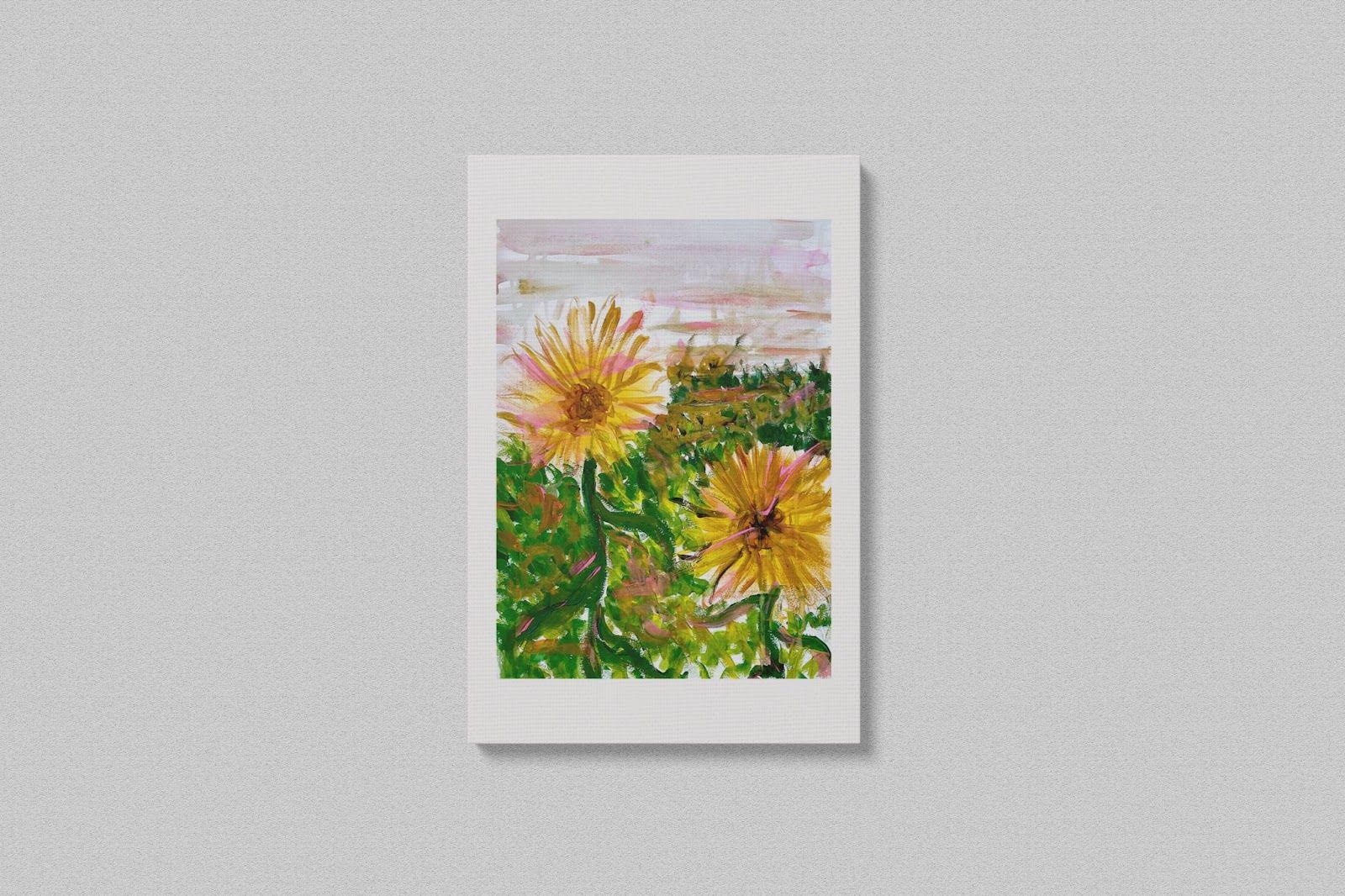 Girasoles al Amanecer