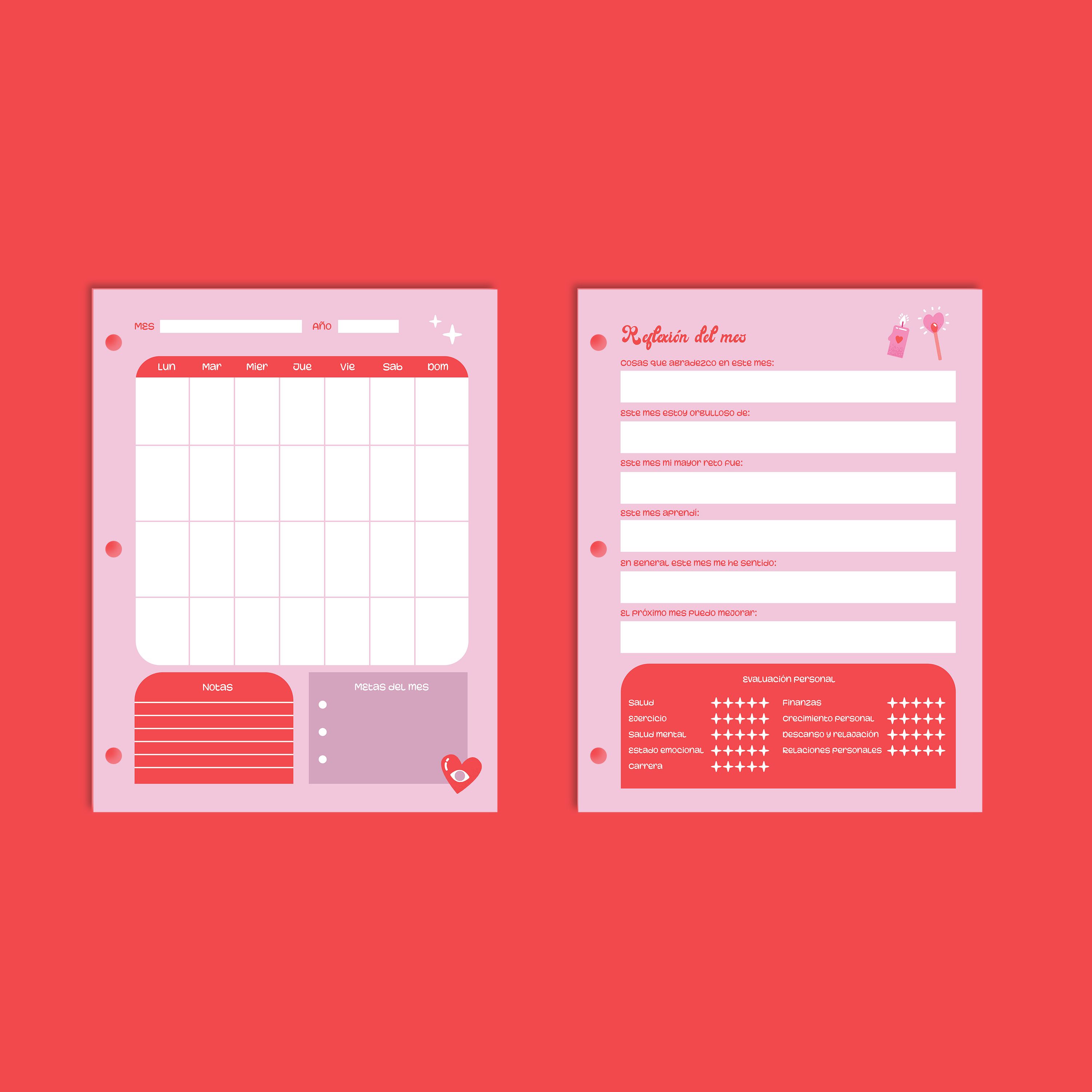 Planner organizador imprimible