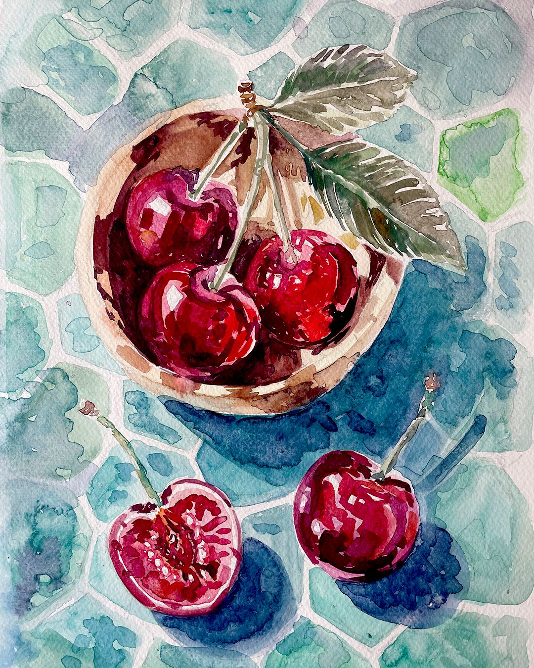 Cerezas en Verano