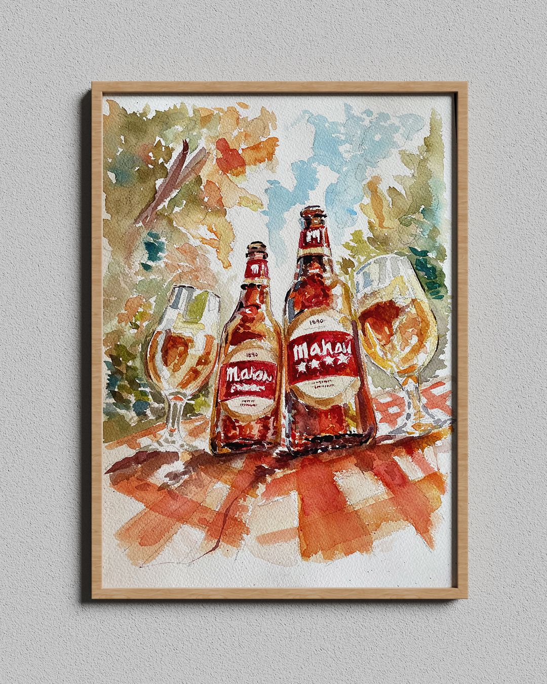 Dos botellas de cerveza