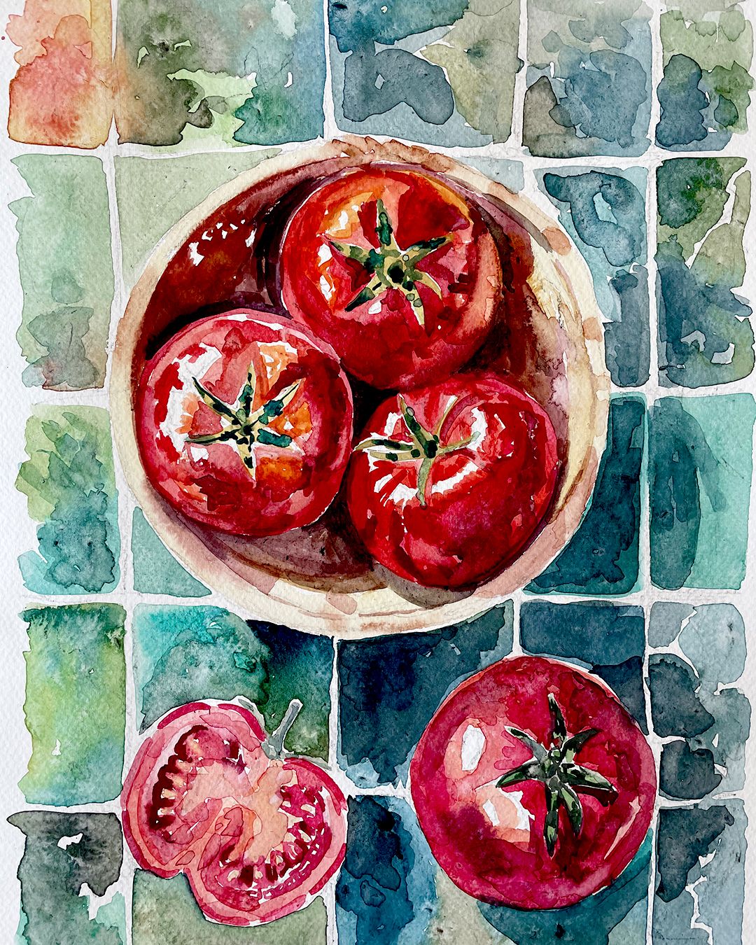 Bodegón de Tomates