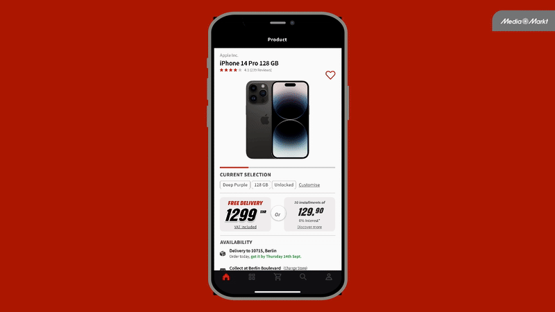 MediaMarkt / Saturn PDP