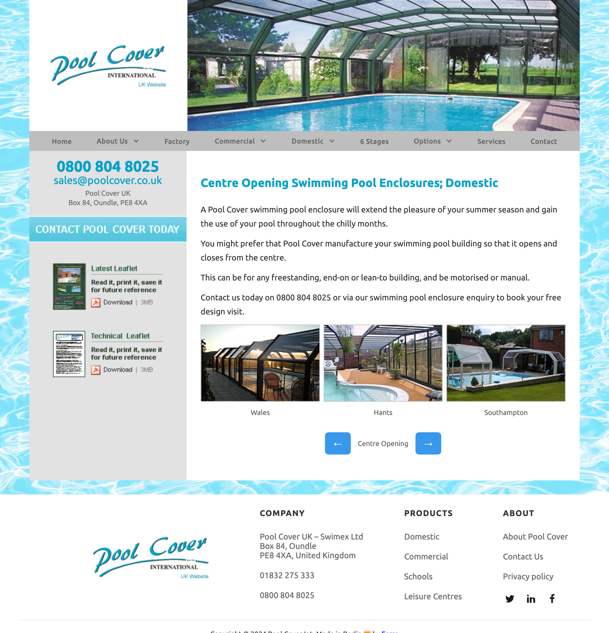 Pool Cover Corporate Website gallery 2