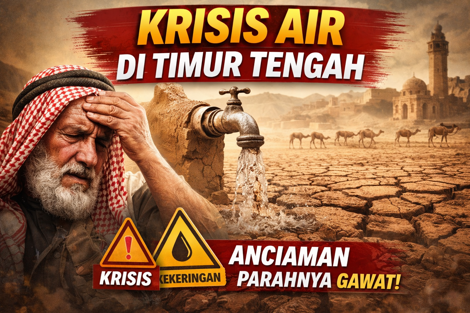 Krisis Air Meluas, Negara-Negara Timur Tengah Terancam Kekeringan Parah