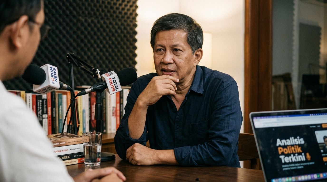 Alasan Rocky Gerung Jarang Kritik Prabowo di Podcast