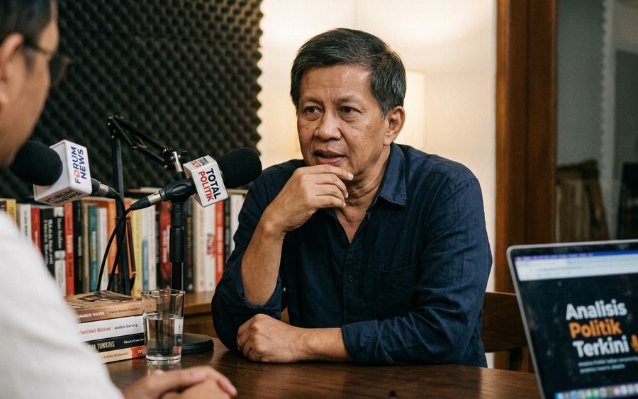 Alasan Rocky Gerung Jarang Kritik Prabowo di Podcast