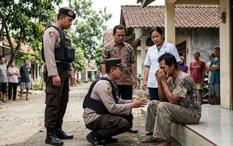Kronologi Polisi Evakuasi ODGJ yang Berujung Maut