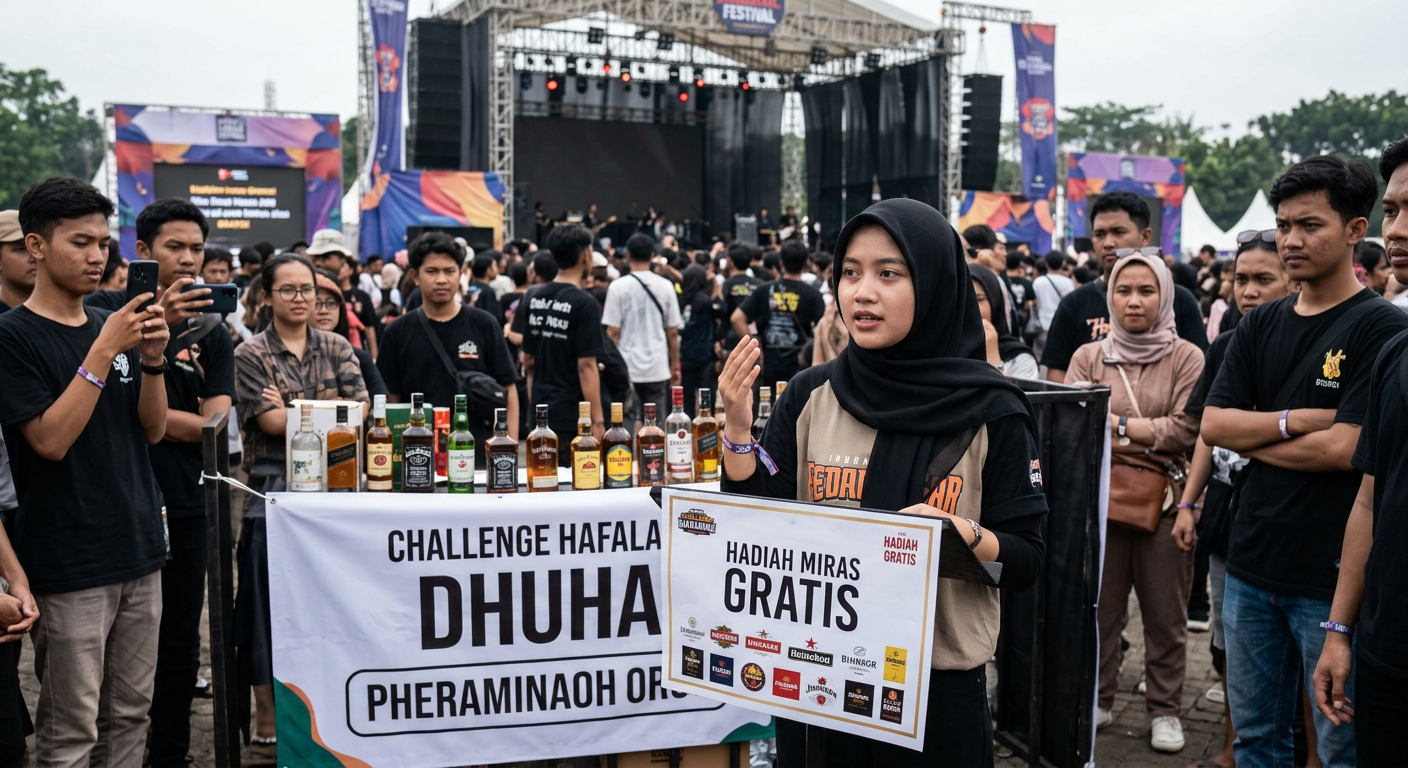 Viral Challenge Hafalan Dhuha Berhadiah Miras Tuai Polemik