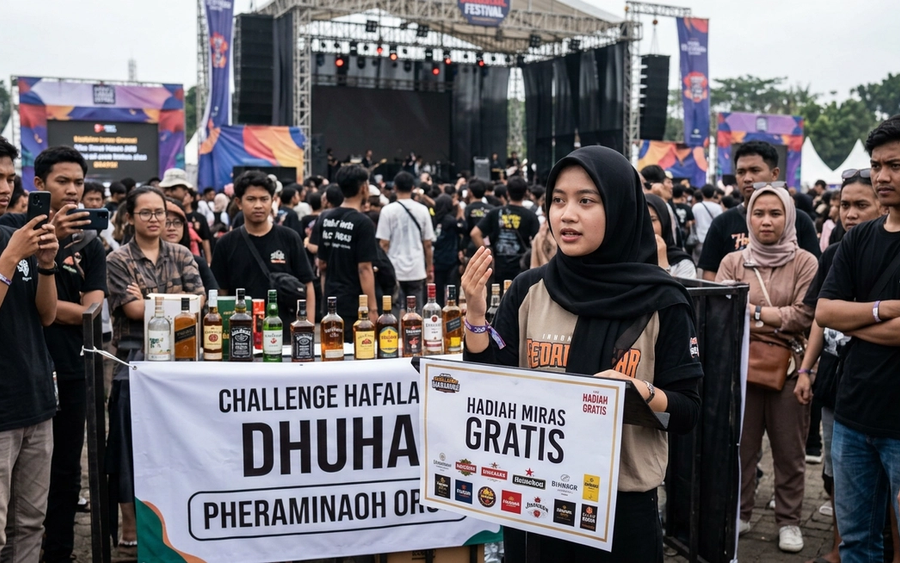 Viral Challenge Hafalan Dhuha Berhadiah Miras Tuai Polemik