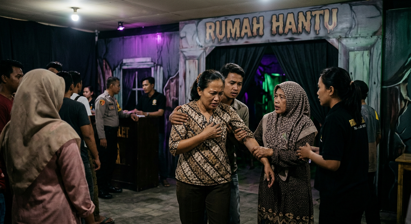 Kronologi Wanita Meninggal Usai Masuk Rumah Hantu Viral