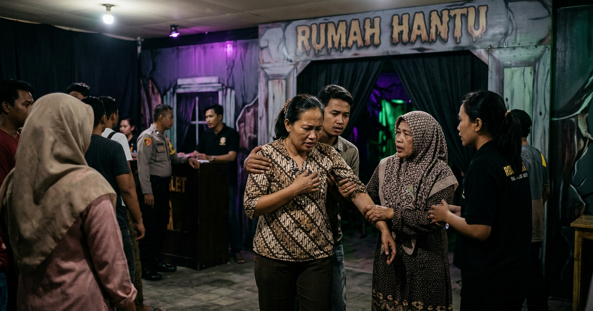 Ilustrasi artikel: Kronologi Wanita Meninggal Usai Masuk Rumah Hantu Viral